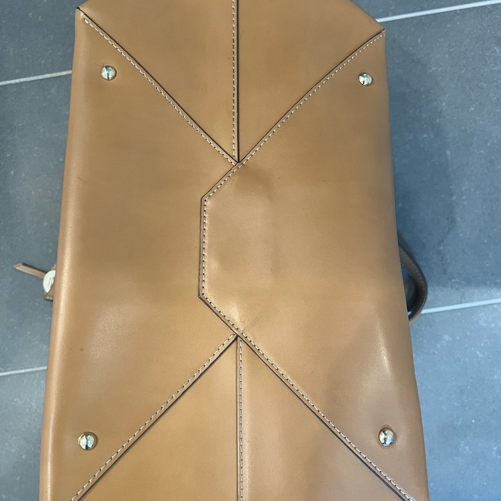Elegant Boldrini Brown Leather Tote Bag - Picture 4 of 5